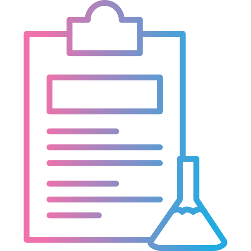 resultados del experimento icono gratis