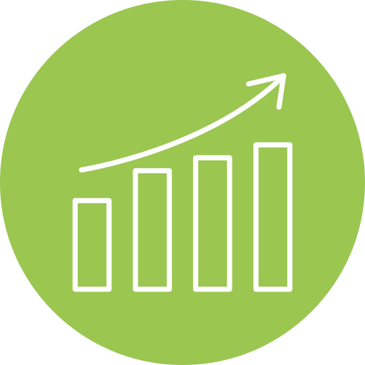 crecimiento icono gratis