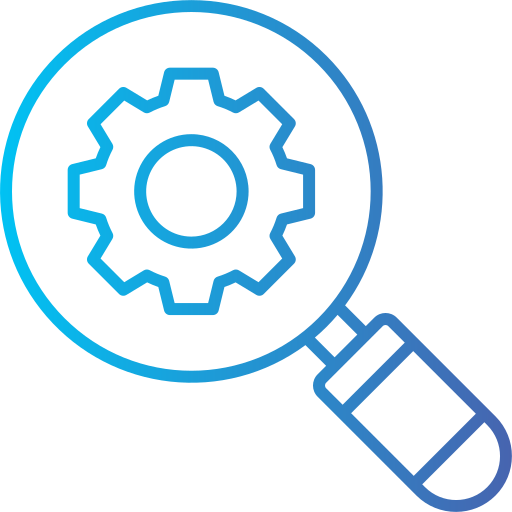 Research and Development Generic gradient outline icon