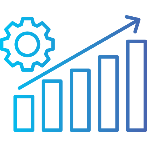 Increase Generic gradient outline icon