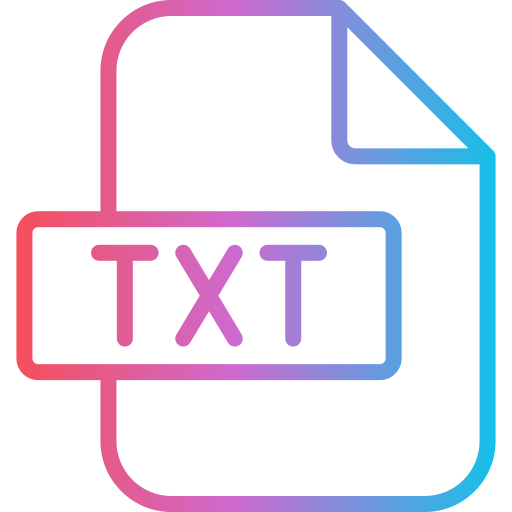 txt icono gratis
