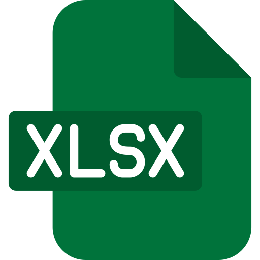 Xlsx Generic color fill icon