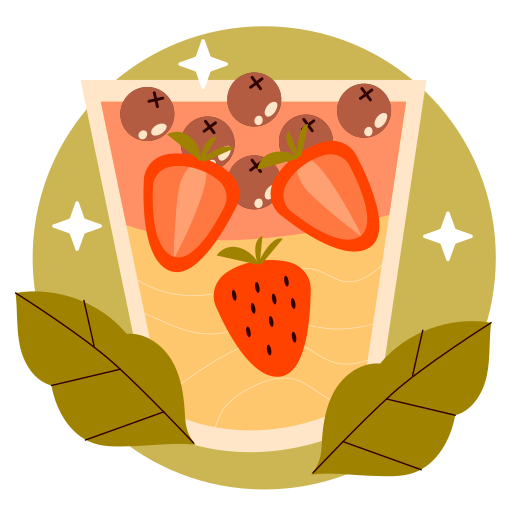 jugo de fresa gratis sticker