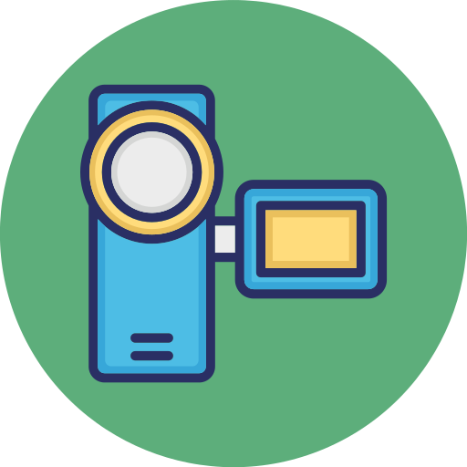 caméscope Icône gratuit caméscope Icône gratuit