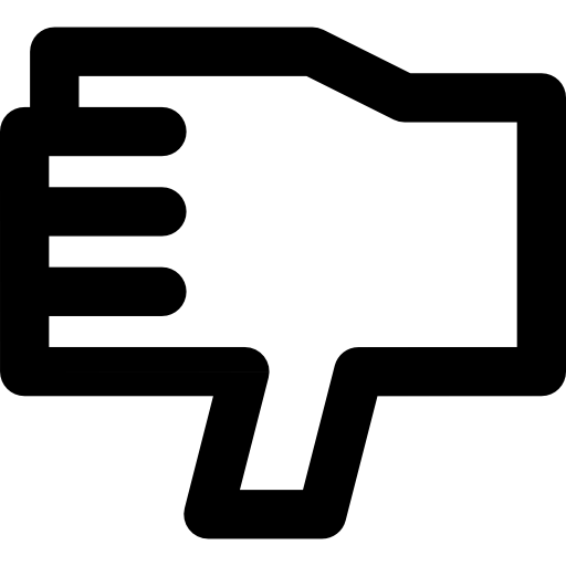 missbilligen kostenlos Icon