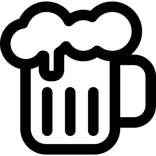 Beer Curved Lineal icon