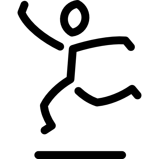 Jumping free icon