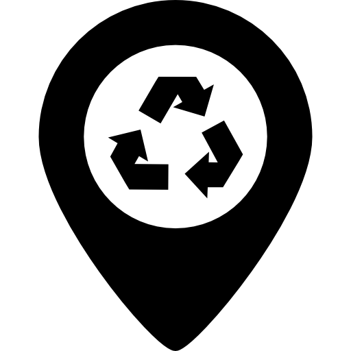 Icono De Punto De Reciclaje