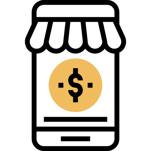 magasin mobile Icône gratuit