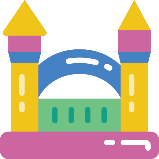 Free Icon | Bouncy castle