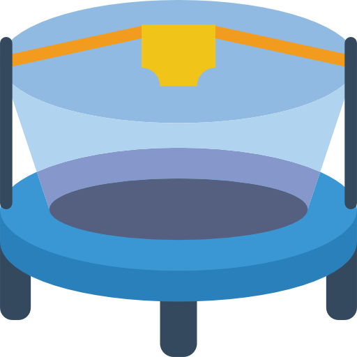 trampolín icono gratis