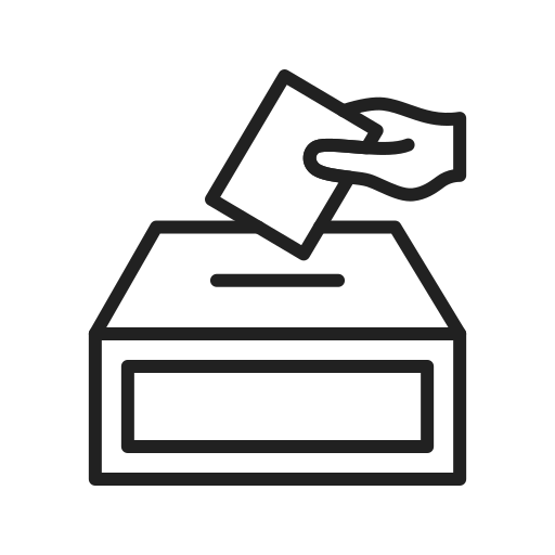 Vote Generic black outline icon