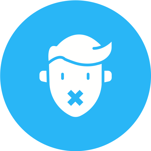 represión icono gratis