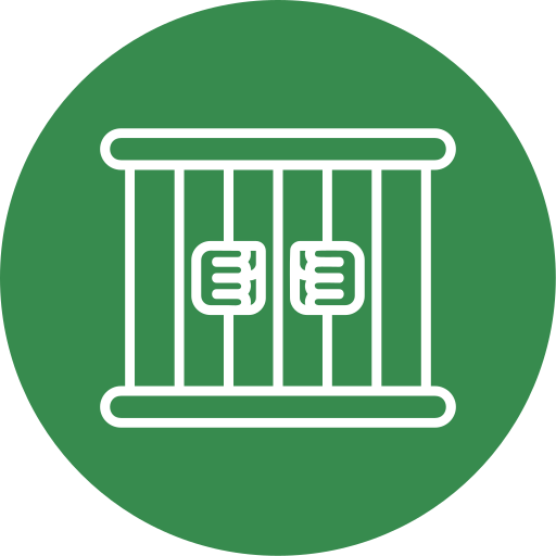 cárcel icono gratis