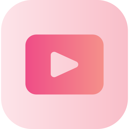 Youtube Generic Gradient Fill Icon