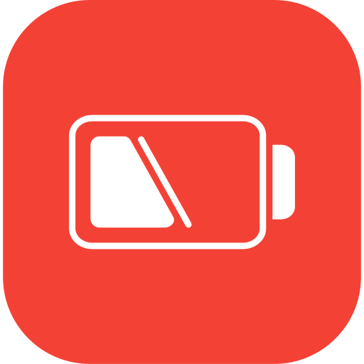 batería baja icono gratis