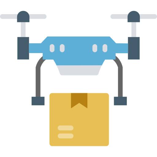 Drone - Free shipping and delivery icons