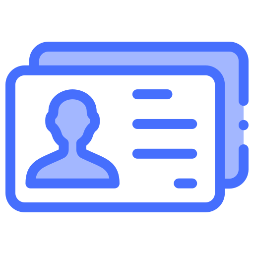 cartão de identidade grátis ícone