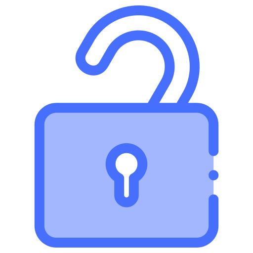 Unlocked Generic color lineal-color icon