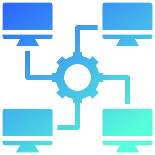 base de datos distribuida icono gratis