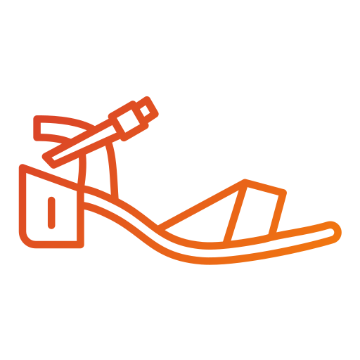 sandalias icono gratis