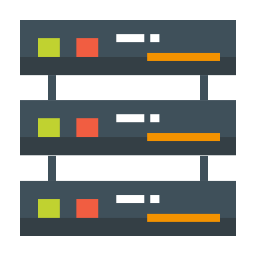 Server storage Generic color fill icon