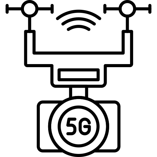 Smart drone free icon Smart drone free icon