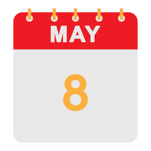 May - Free time and date icons