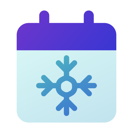 Calendar Generic gradient fill icon