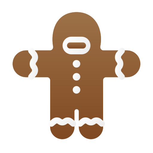 Biscoito de gengibre grátis ícone