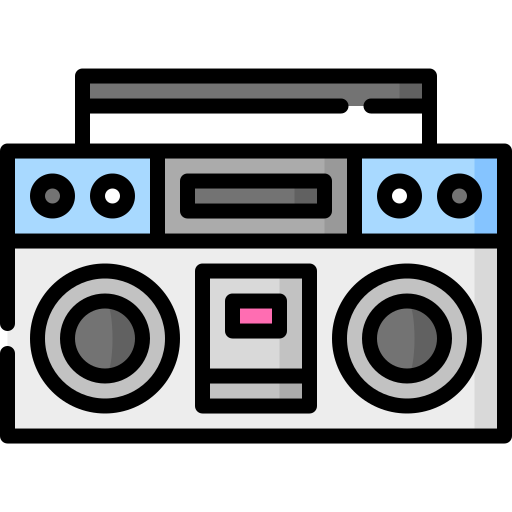 boombox icono gratis