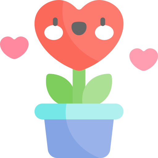 Love Plant Kawaii Flat icon