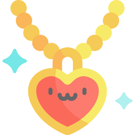 Necklace Kawaii Flat icon