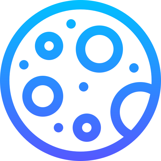 Planet Basic Gradient Lineal color icon