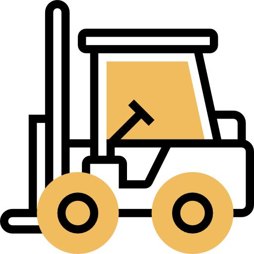 Forklift Meticulous Yellow shadow icon