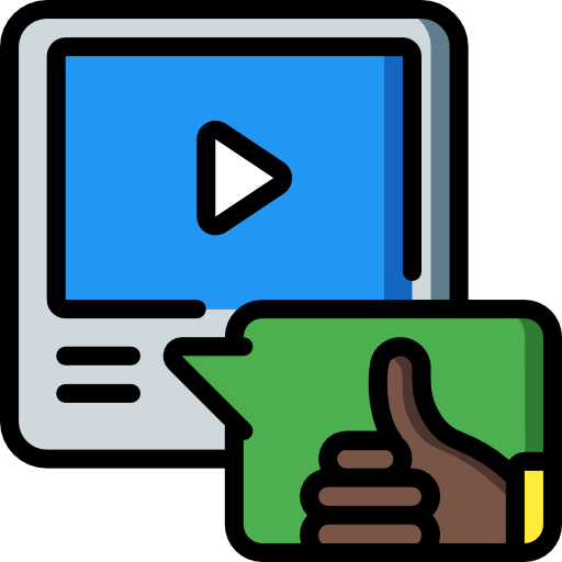 reproductor de video icono gratis