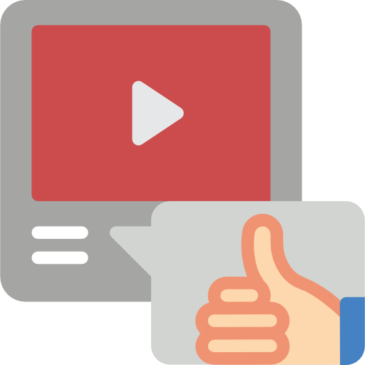 reproductor de video icono gratis