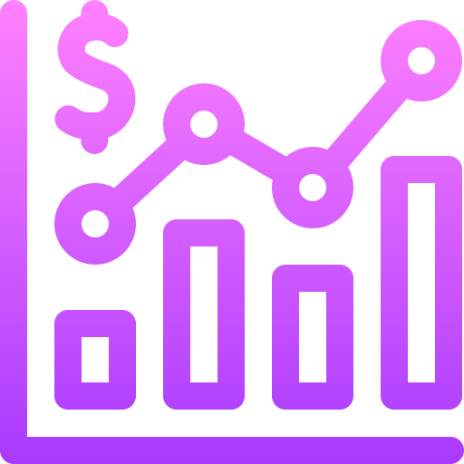 Trade Basic Gradient Lineal color icon