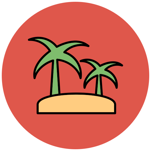 Island Generic color lineal-color icon