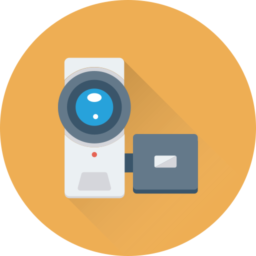 videocámara icono gratis