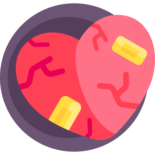 상한 마음 무료 아이콘