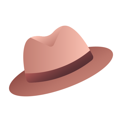 sombrero de fieltro icono gratis