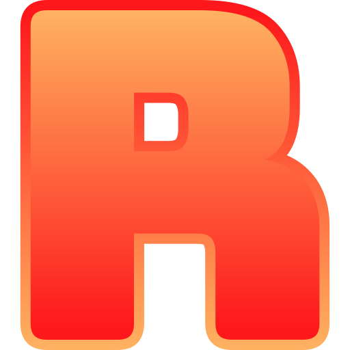 Letter r Generic gradient lineal-color icon