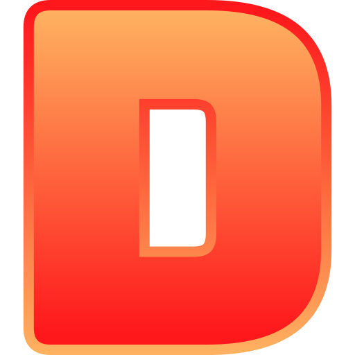 Letter D Generic gradient lineal-color icon