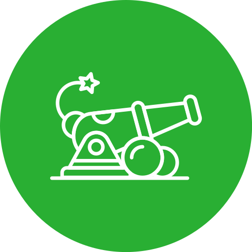 cañón icono gratis