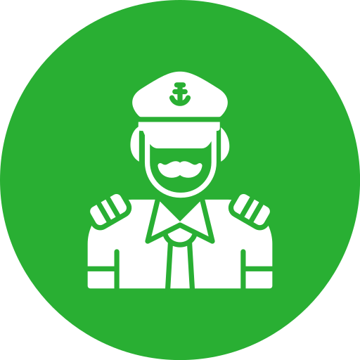 capitán icono gratis