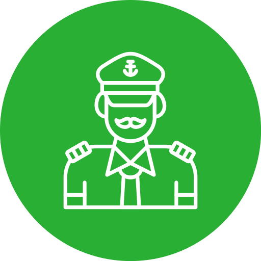 capitán icono gratis