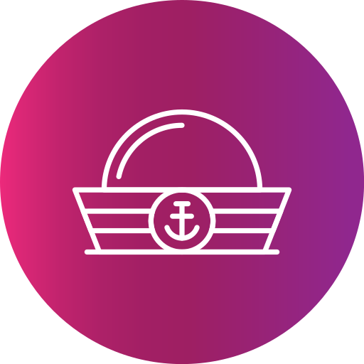 sombrero de marinero icono gratis