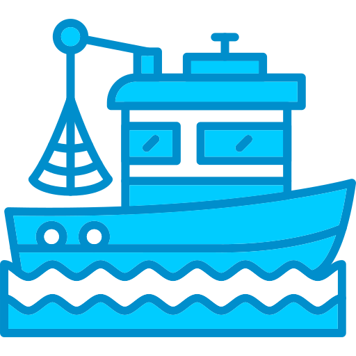 Fishing boat Generic color lineal-color icon