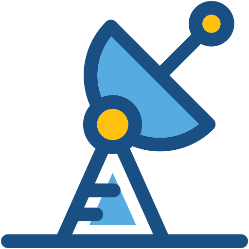 antena parabólica icono gratis